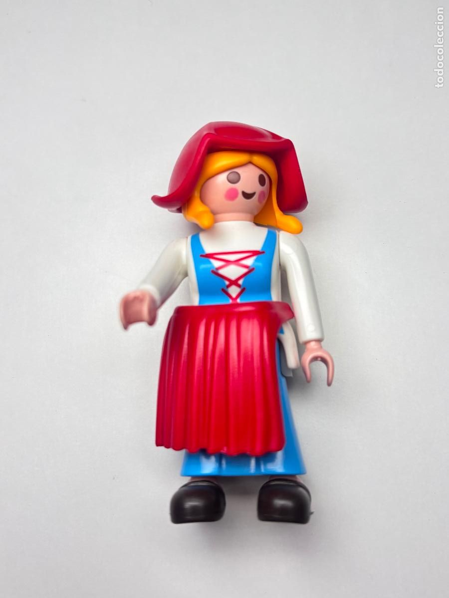 Playmobil: Playmobil 3627 figura mujer medieval con delantal