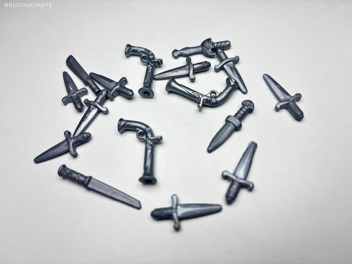 Playmobil: Playmobil lote daga cuchillo pistola
