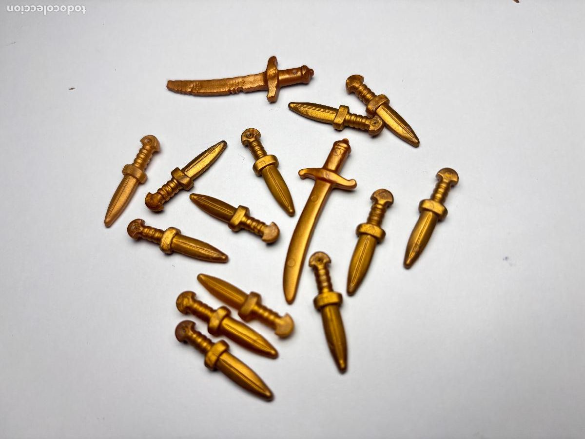 Playmobil: Playmobil lote espada daga dorada