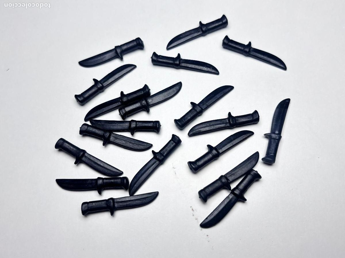 Playmobil: Playmobil lote cuchillo negro