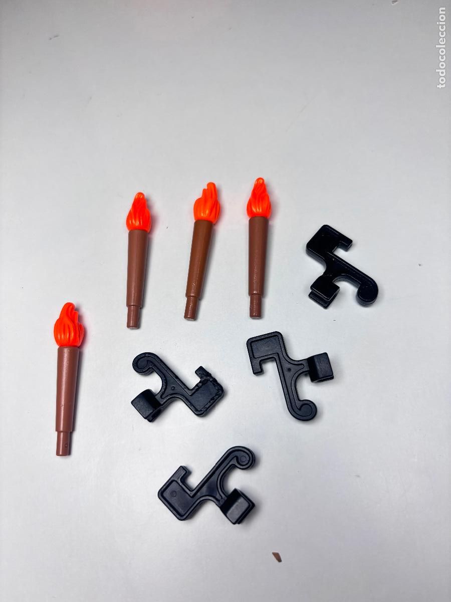 Playmobil: Playmobil lote antorcha con soporte casa medieval