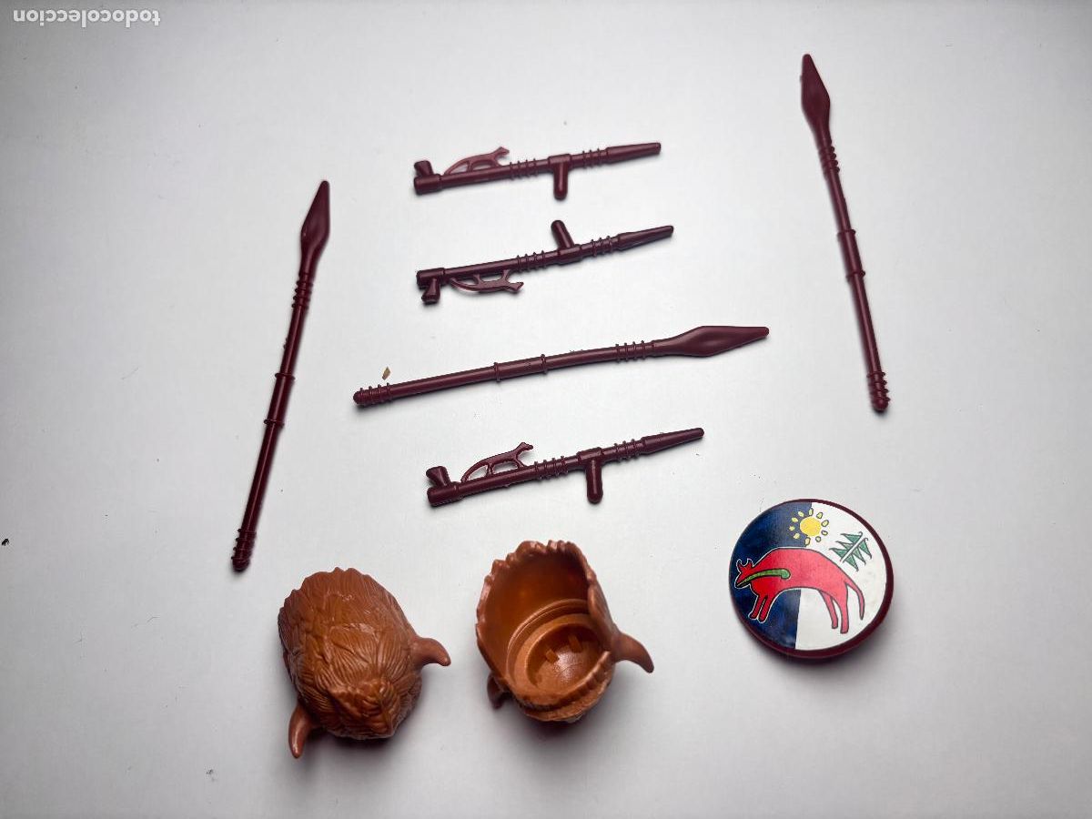 Playmobil: Playmobil 3328 lote lanza pipa sombrero indio