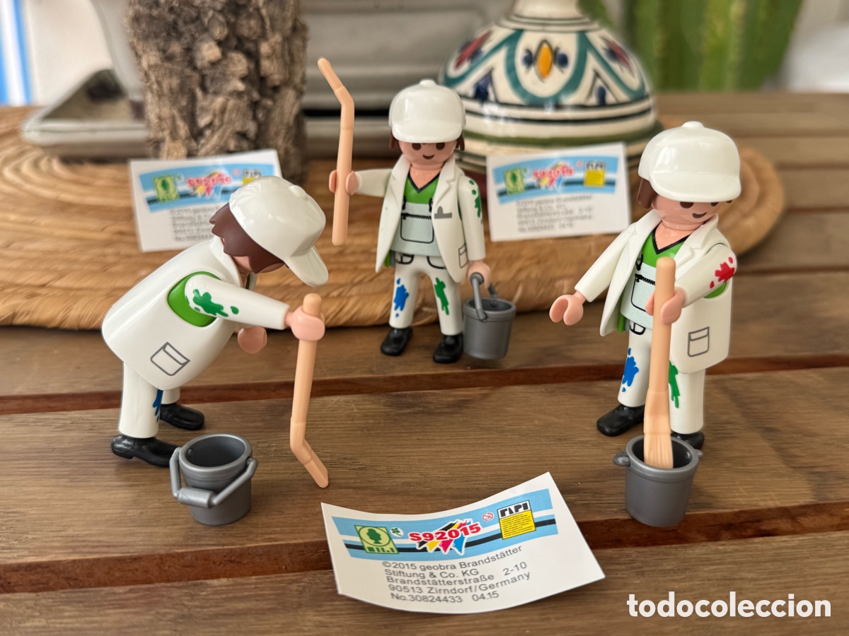 Playmobil: Playmobil Pintores Serie 9 Lote figuras accesorios