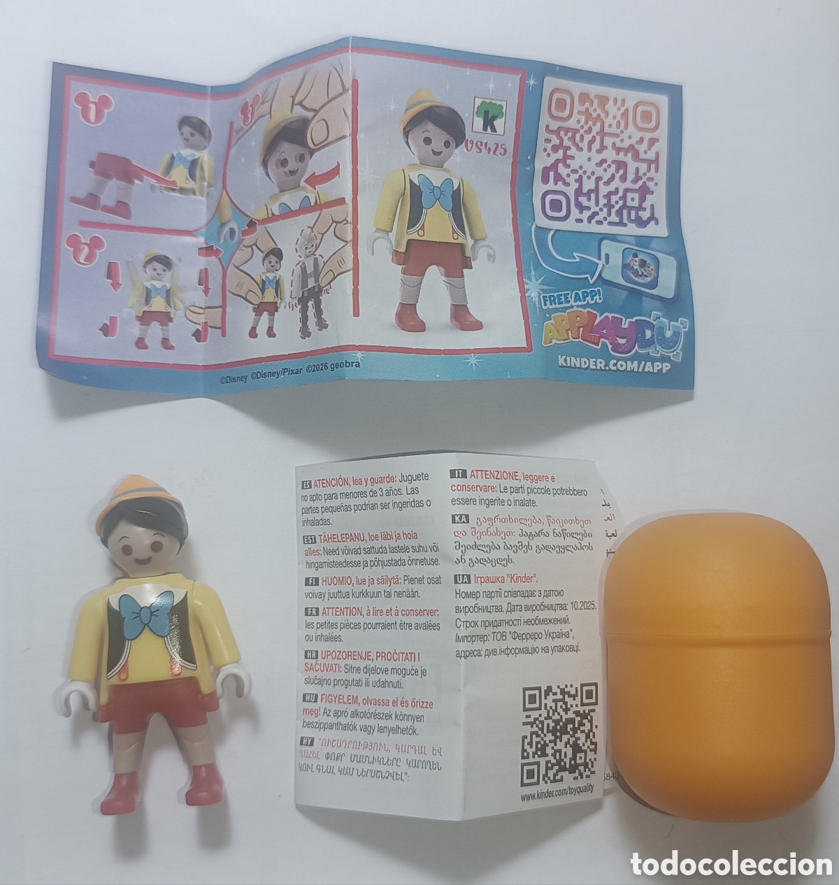 Playmobil: Playmobil Huevo Kinder Disney - Pinocho