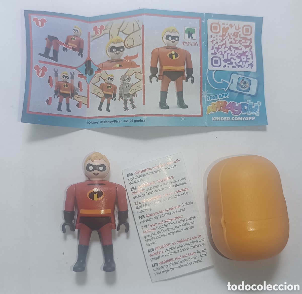 Playmobil: Playmobil Huevo Kinder Disney - Mr Increible