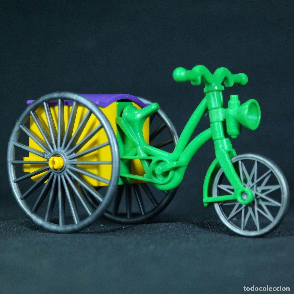 Playmobil: Playmobil triciclo verde victoriano ☼