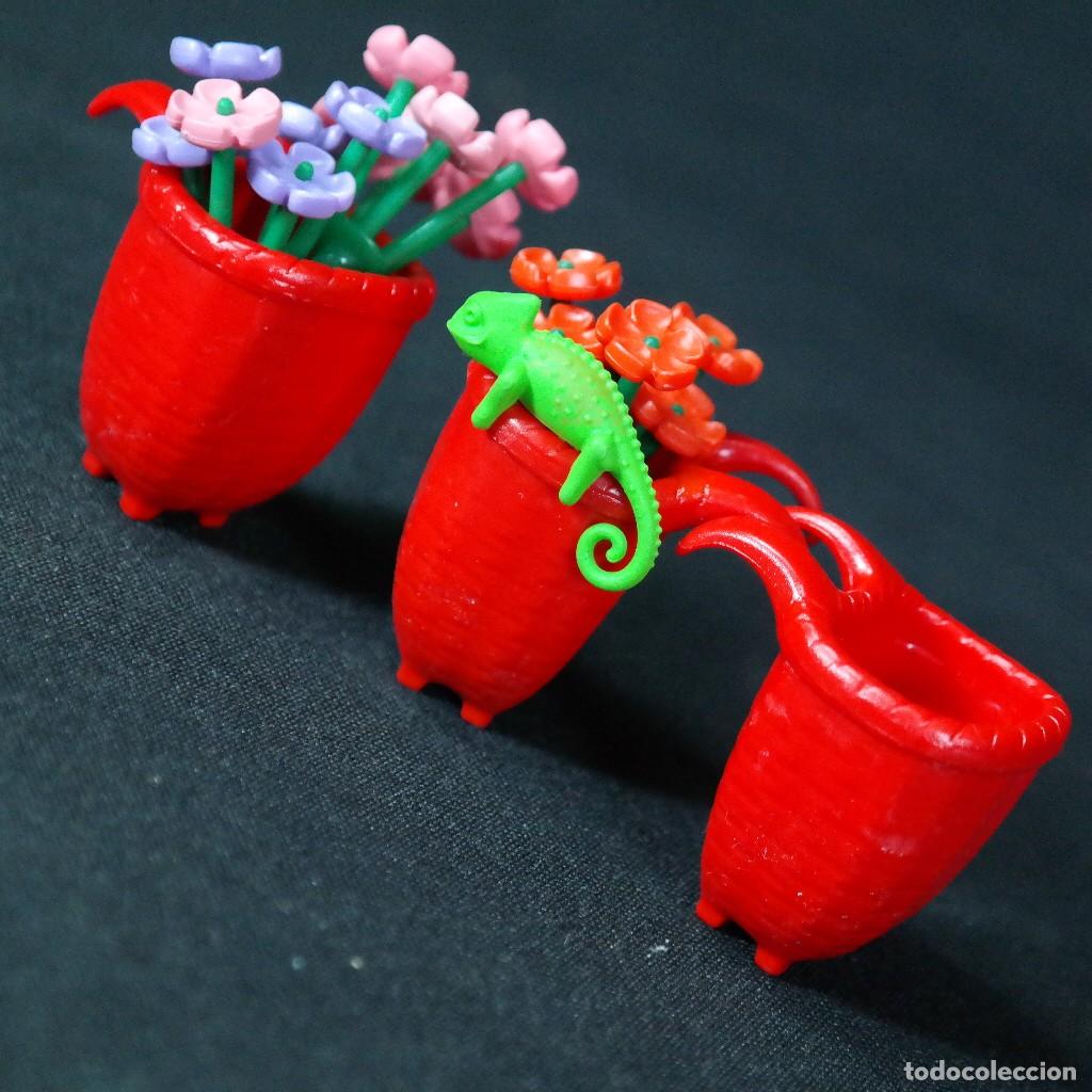 Playmobil: Playmobil tres canastas con flores y chameleon ☼