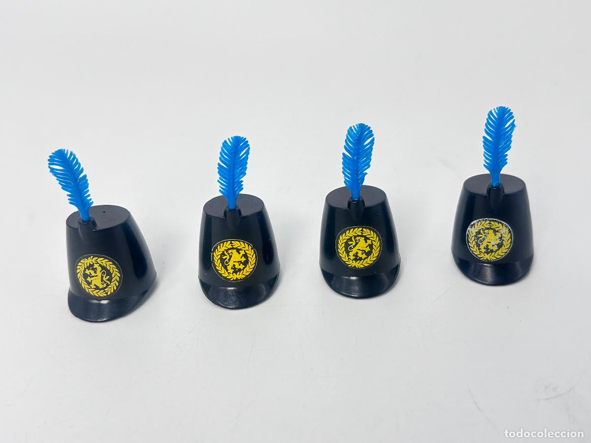Playmobil: Playmobil 3544 sombrero soldado ingl&eacute;s con pluma azul