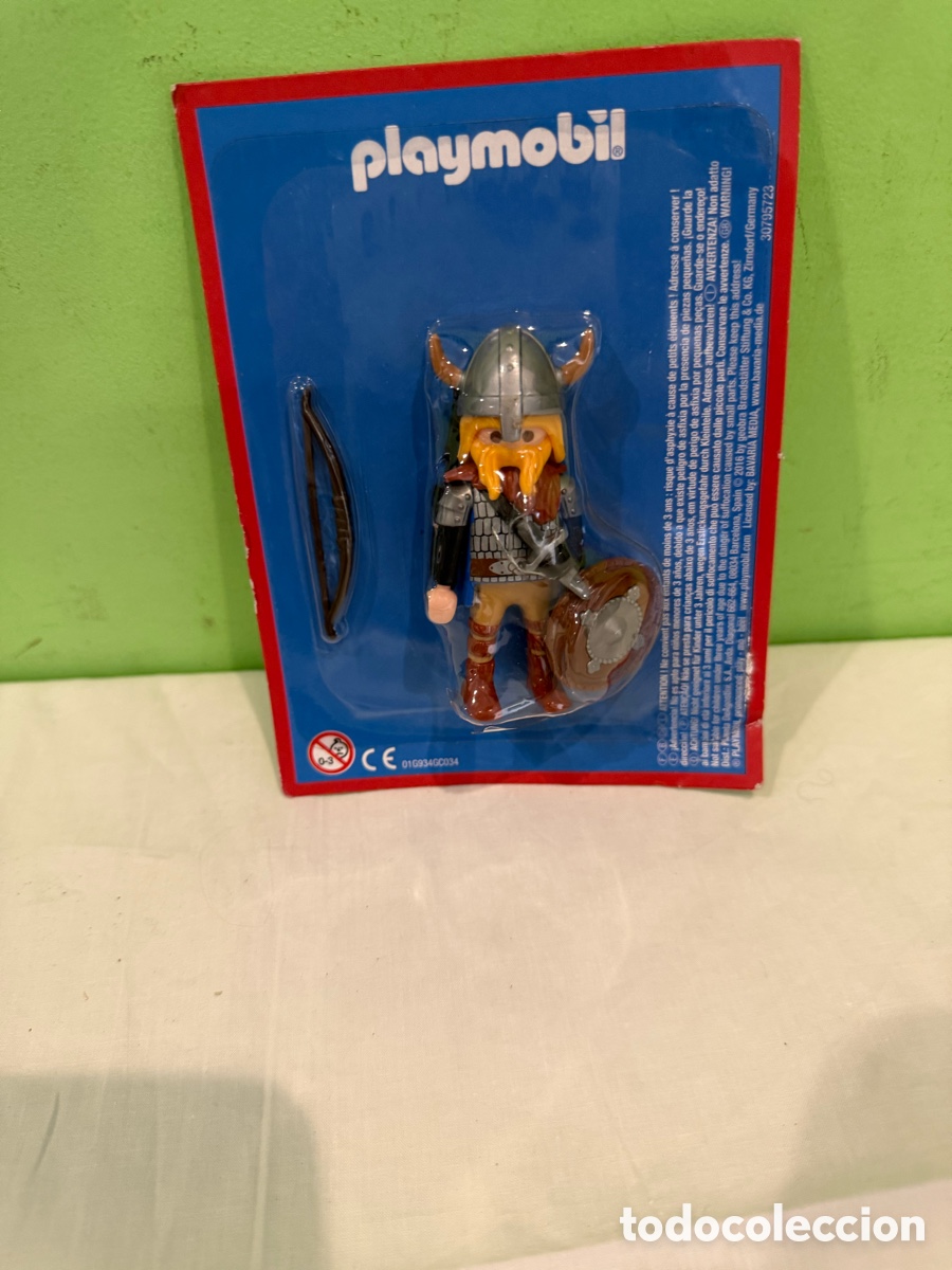 Playmobil: Playmobil Guerrero Vikingo con arco y escudo &ndash; Nuevo en bl&iacute;ster