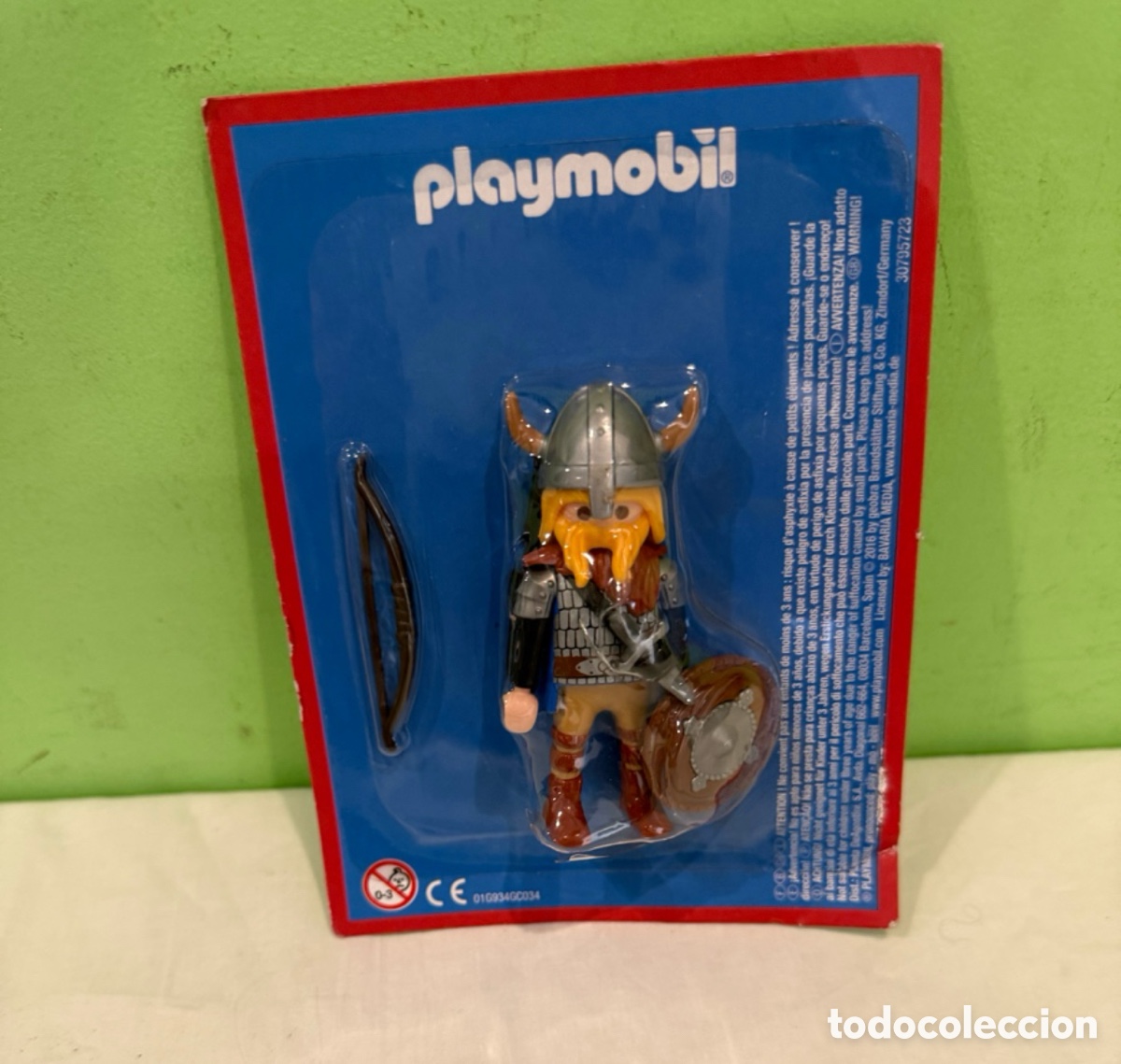 Playmobil: Playmobil Guerrero Vikingo con arco y escudo - Nuevo en blister