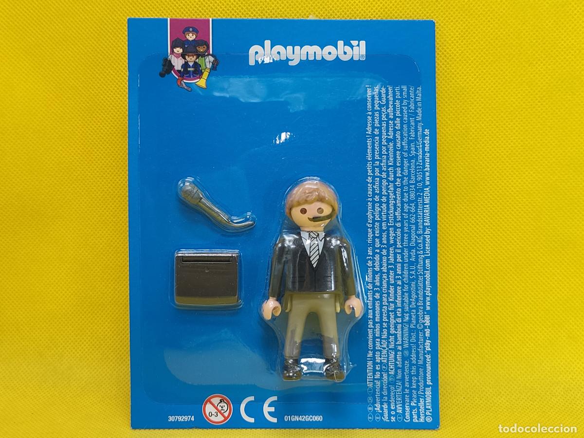 Playmobil: Playmobil Periodista, locutor colecci&oacute;n planeta oficios