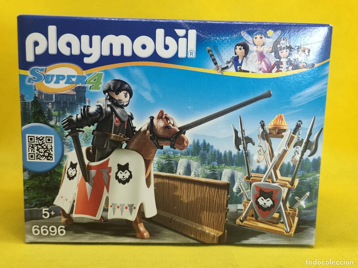 Playmobil: Playmobil Rypan Guardi&aacute;n del Bar&oacute;n Negro, caballero de torneo REF 6696