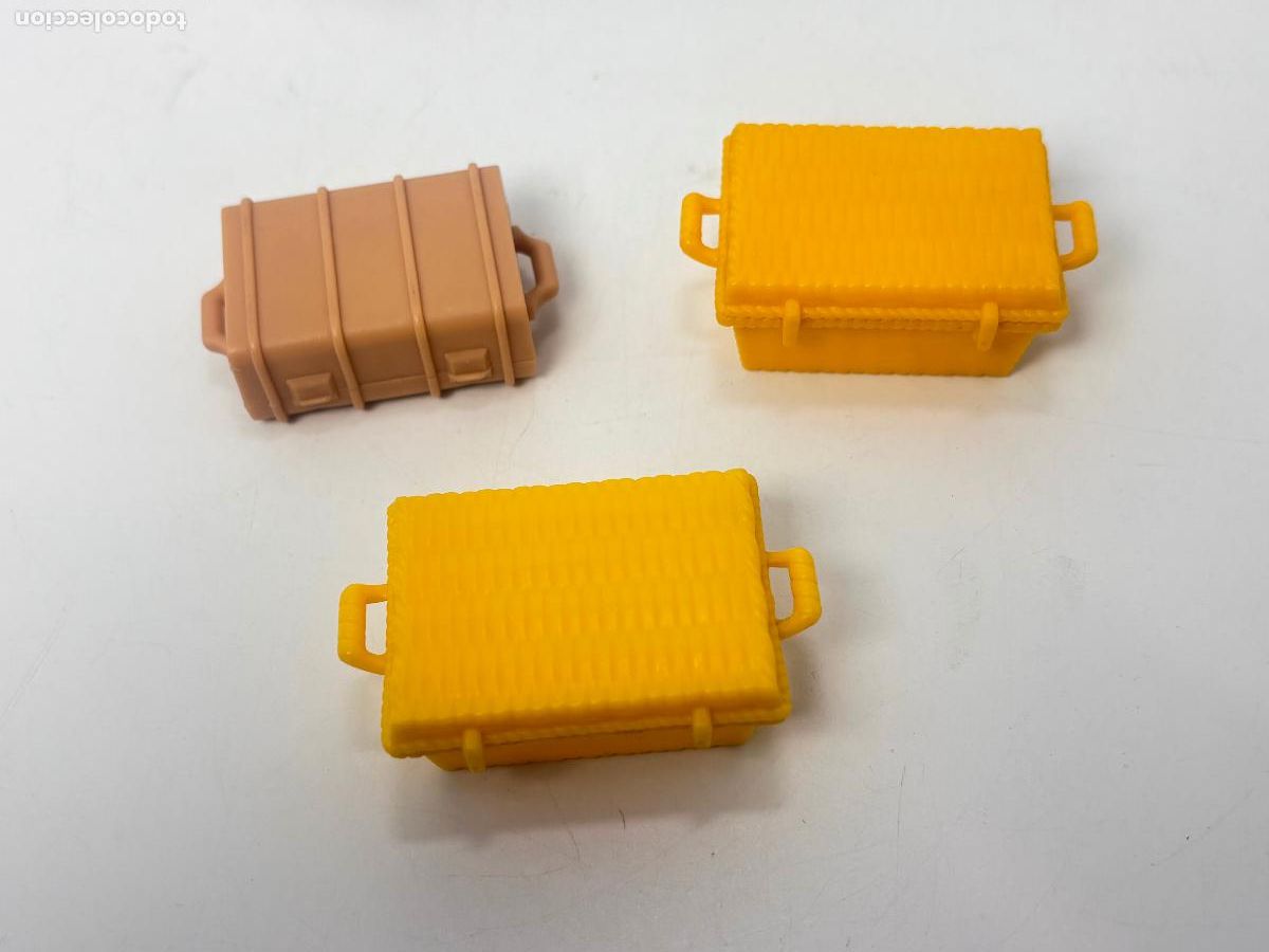 Playmobil: Playmobil lote ba&uacute;l cofre amarillo marr&oacute;n