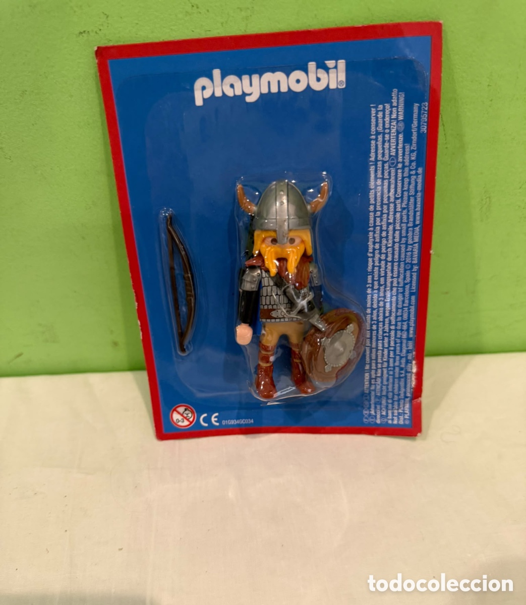 Playmobil: Playmobil Guerrero Vikingo con arco y escudo - Nuevo en blister