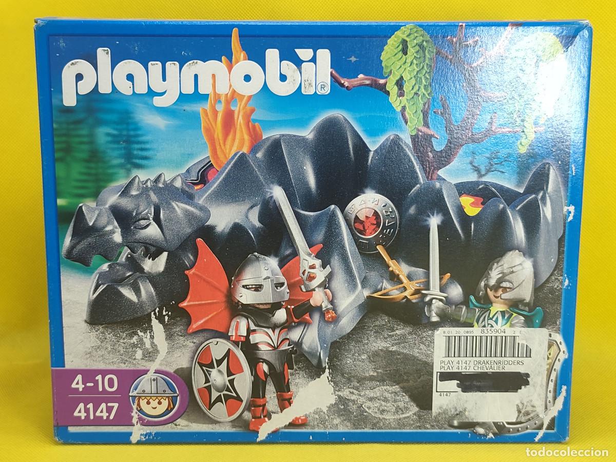 Playmobil: Playmobil Roca del drag&oacute;n con caballeros REF 4147