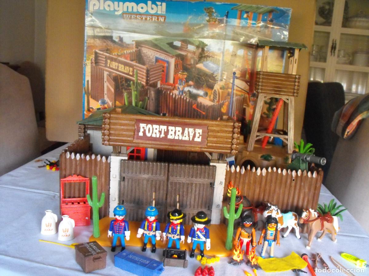 Playmobil: PLAYMOBIL. Fot fuerte BRAVE. Con caja. REf. 5245. Muy completo.