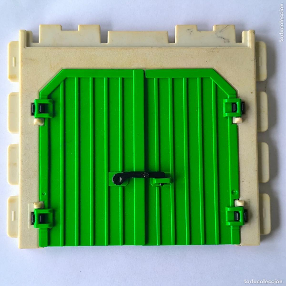 Playmobil: PLAYMOBIL PUERTA ENTRADA GRANJA 3436 3716 5005 4490 MEDIEVAL PARED SOPORTE CASTILLO