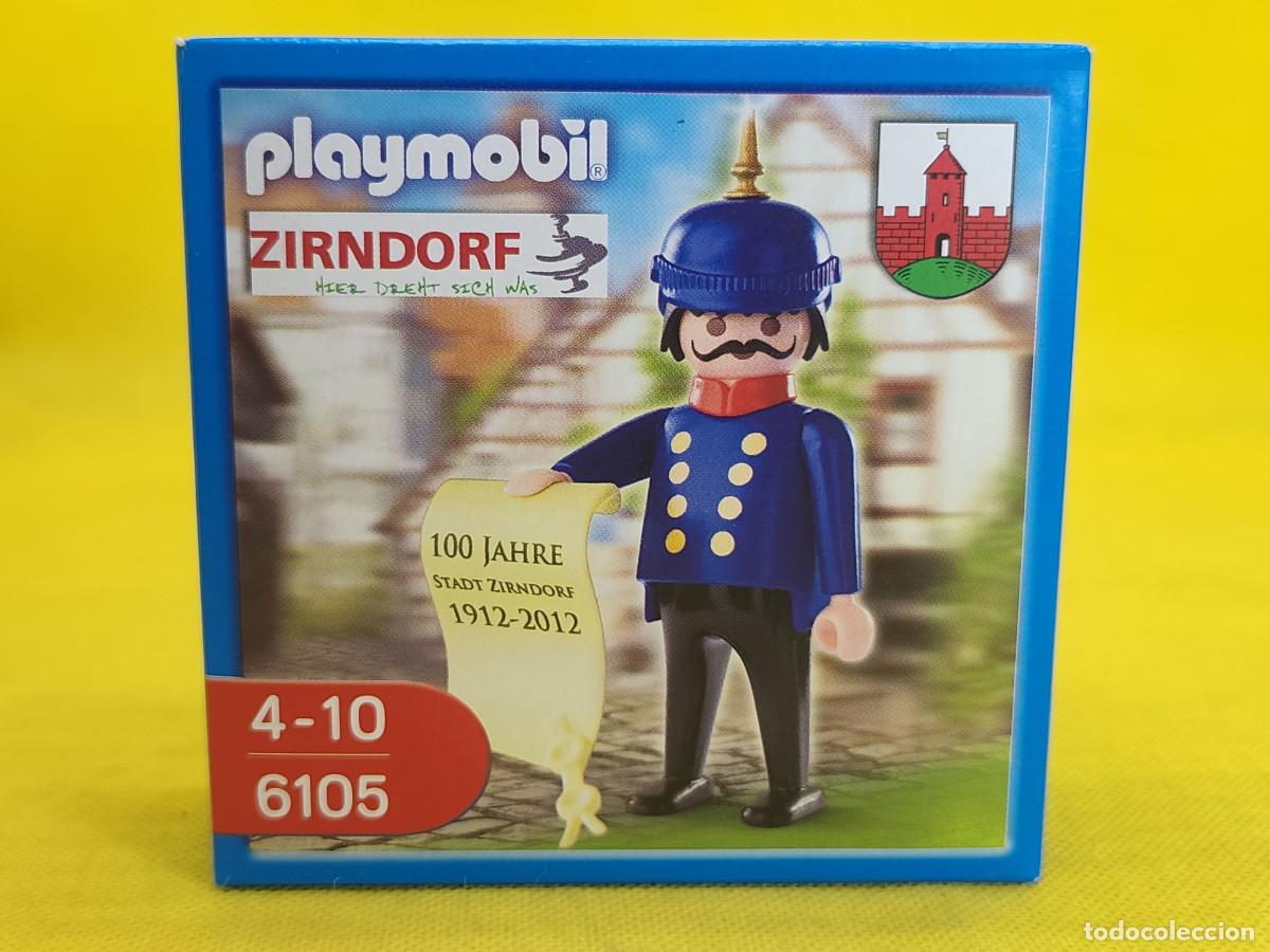 Playmobil: Playmobil GENDARME VICTORIANO ESPECIAL REF 6105 100 A&Ntilde;OS CIUDAD ZIRNDORF