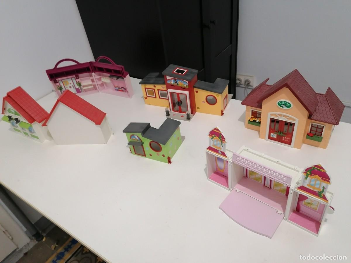 Playmobil: Playmobil Lote de 6 Casitas Maletines Buen Estado