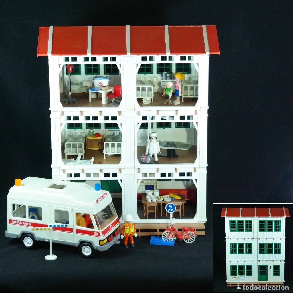 Playmobil: Playmobil HOSPITAL con ambulancia, figuras, muebles y accesorios ☼