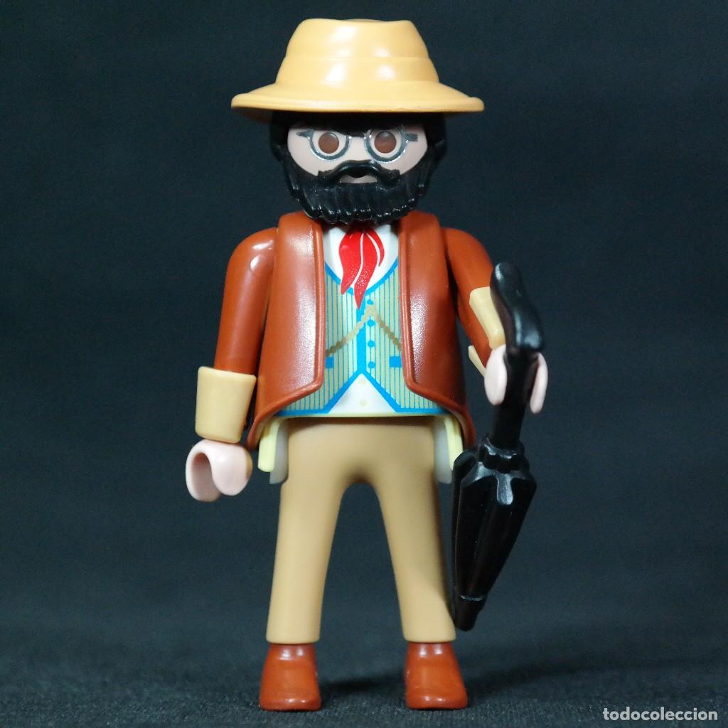 Playmobil: Playmobil caballero con paraguas ☼