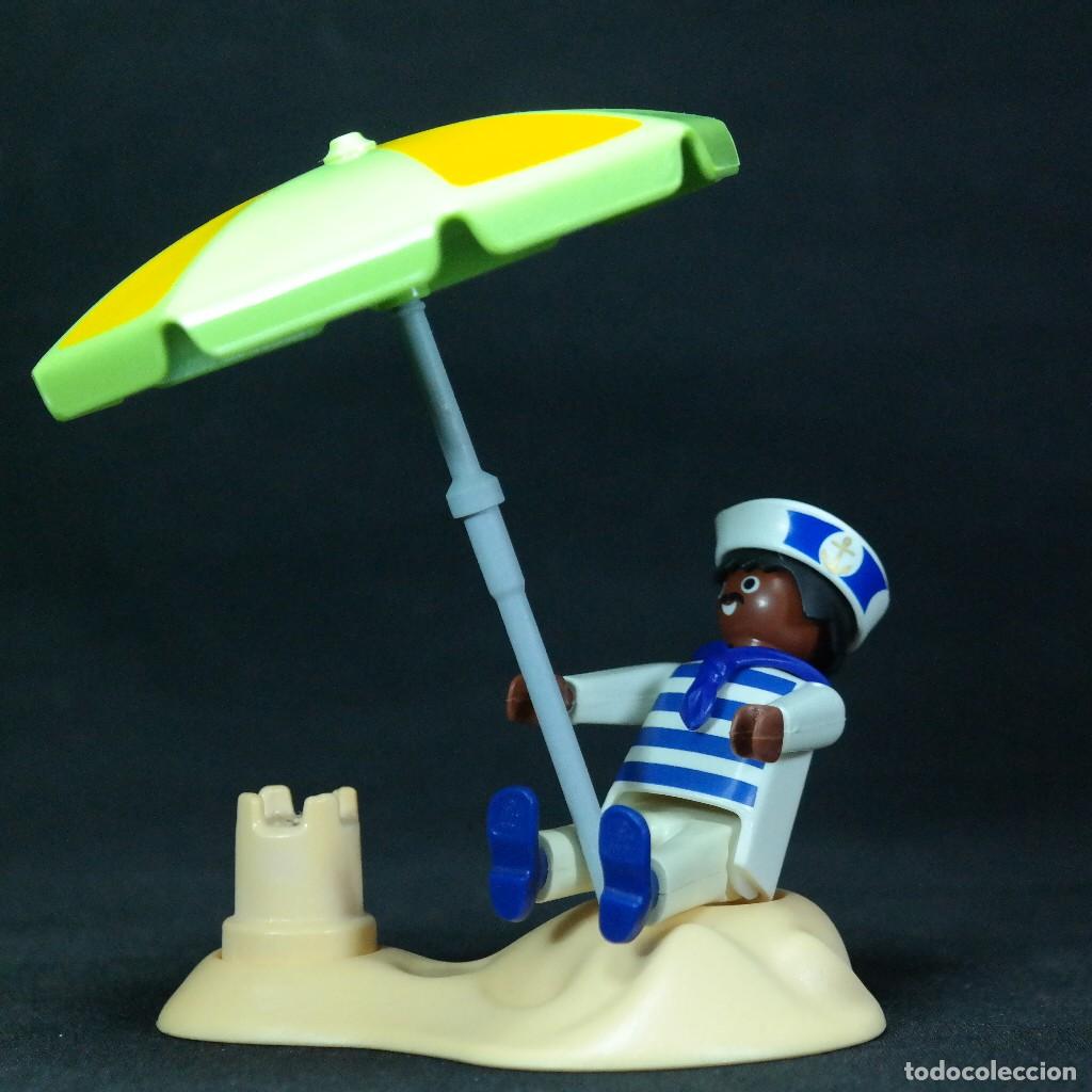 Playmobil: Playmobil marinero con sombrilla ☼