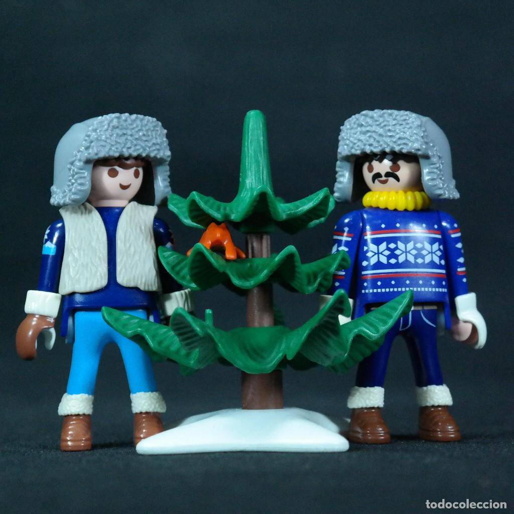 Playmobil: Playmobil pino en invierno con 2 figuras☼