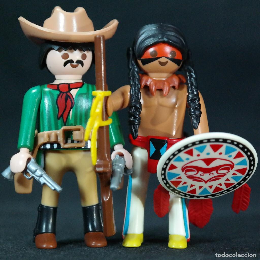 Playmobil: Playmobil vaquero con indio ☼