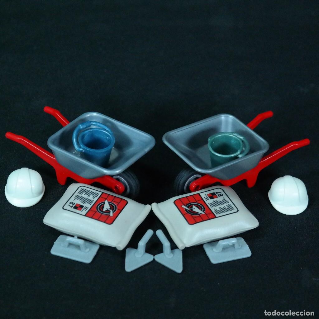 Playmobil: Playmobil carretillas con cemento ☼