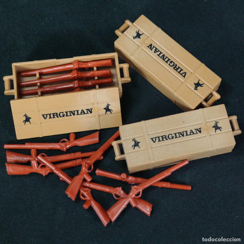 Playmobil: Playmobil tres cajas con rifles ☼