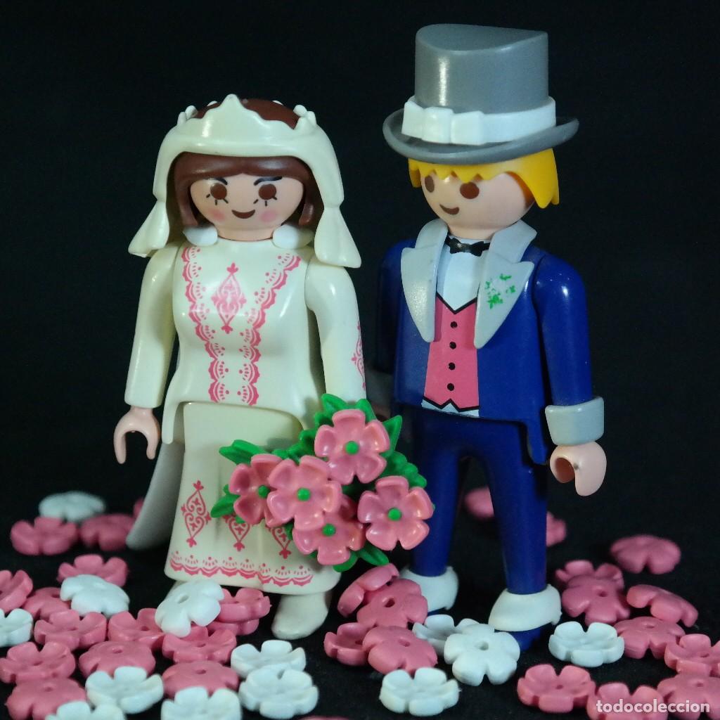 Playmobil: Playmobil novios victorianos con flores☼