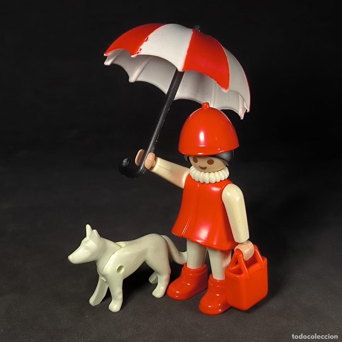 Playmobil: Playmobil mujer con paraguas ☼