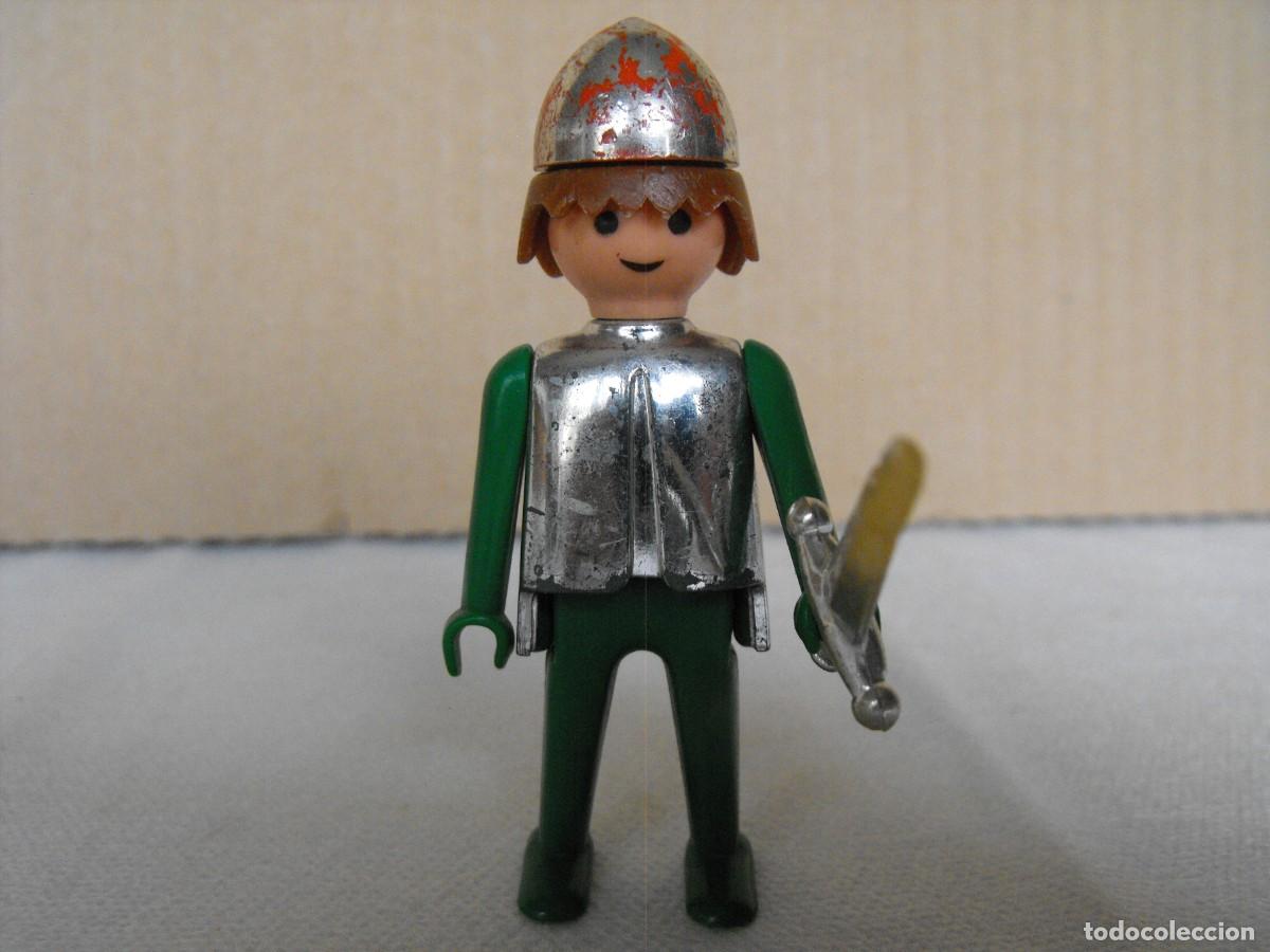 Playmobil: PLAYMOBIL. Figura de guerrero soldado medieval. De la Ref. 3332. Primera &eacute;poca.