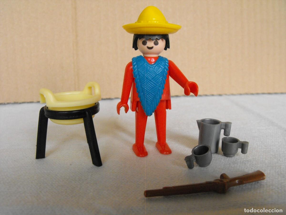 Playmobil: PLAYMOBIL. Figura de mej&iacute;cano. De la Ref. 3344. Primera &eacute;poca.