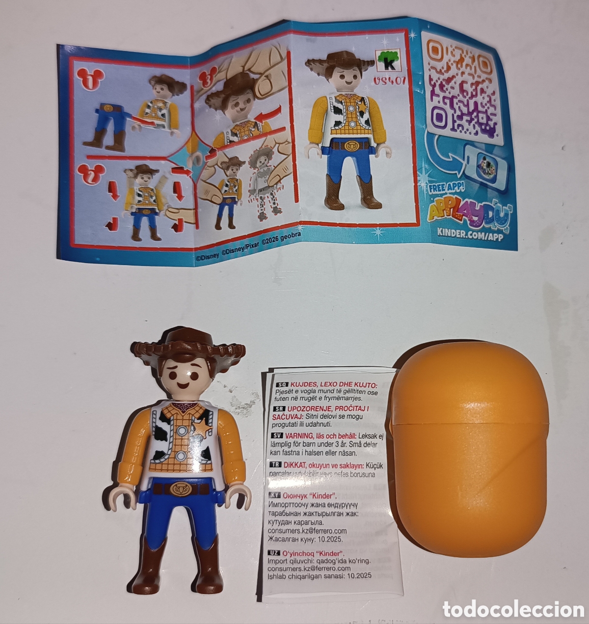 Playmobil: Playmobil Huevo Kinder Disney - Woody