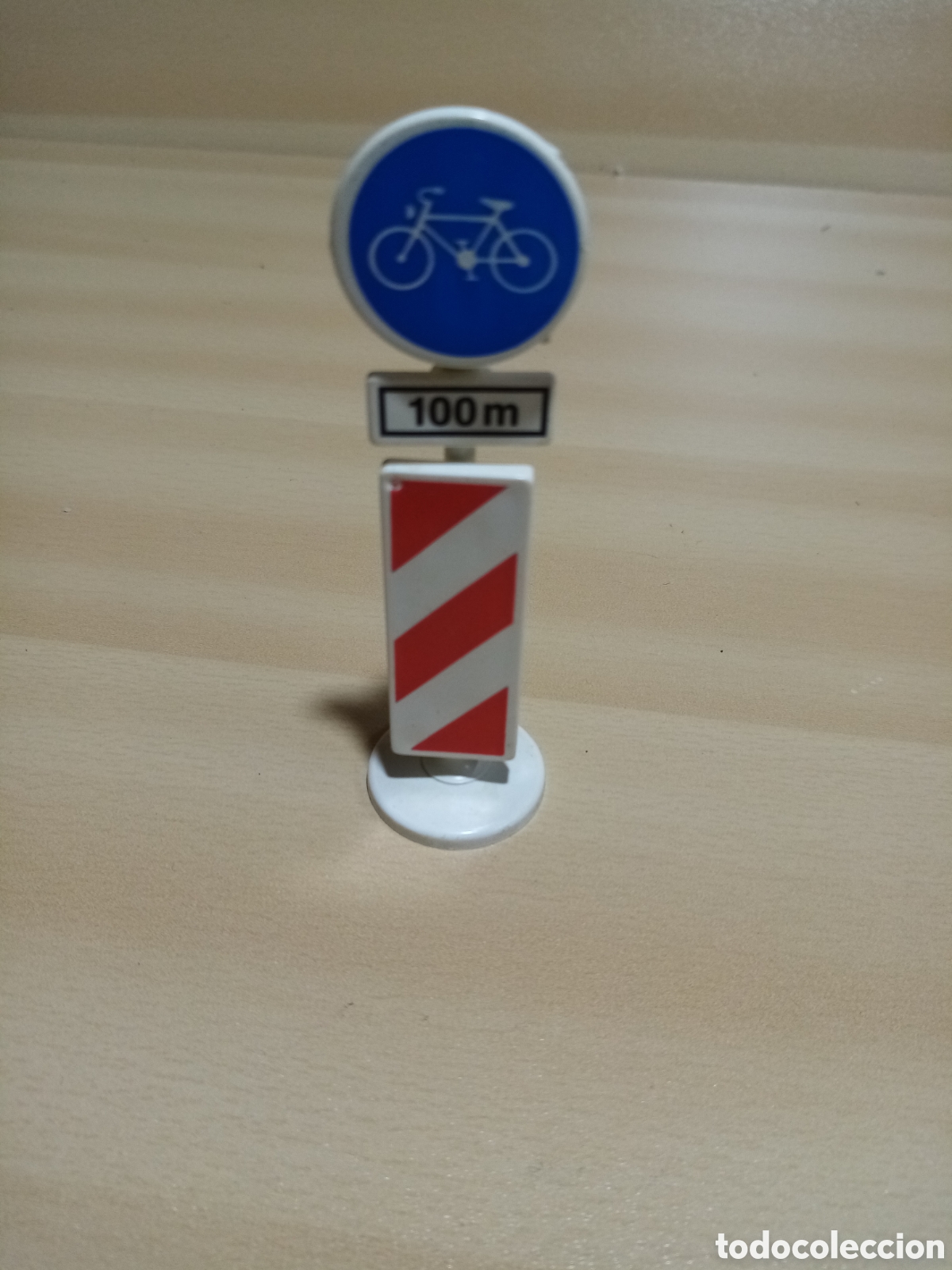 Playmobil: Playmobil se&ntilde;al tr&aacute;fico obra carretera