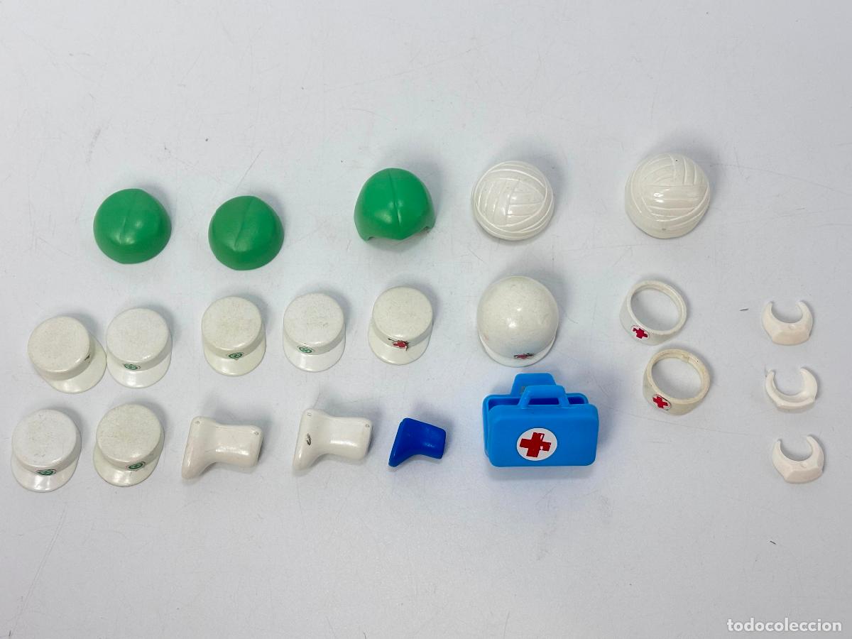 Playmobil: Playmobil lote gorra gorro malet&iacute;n cinta enfermero hospital
