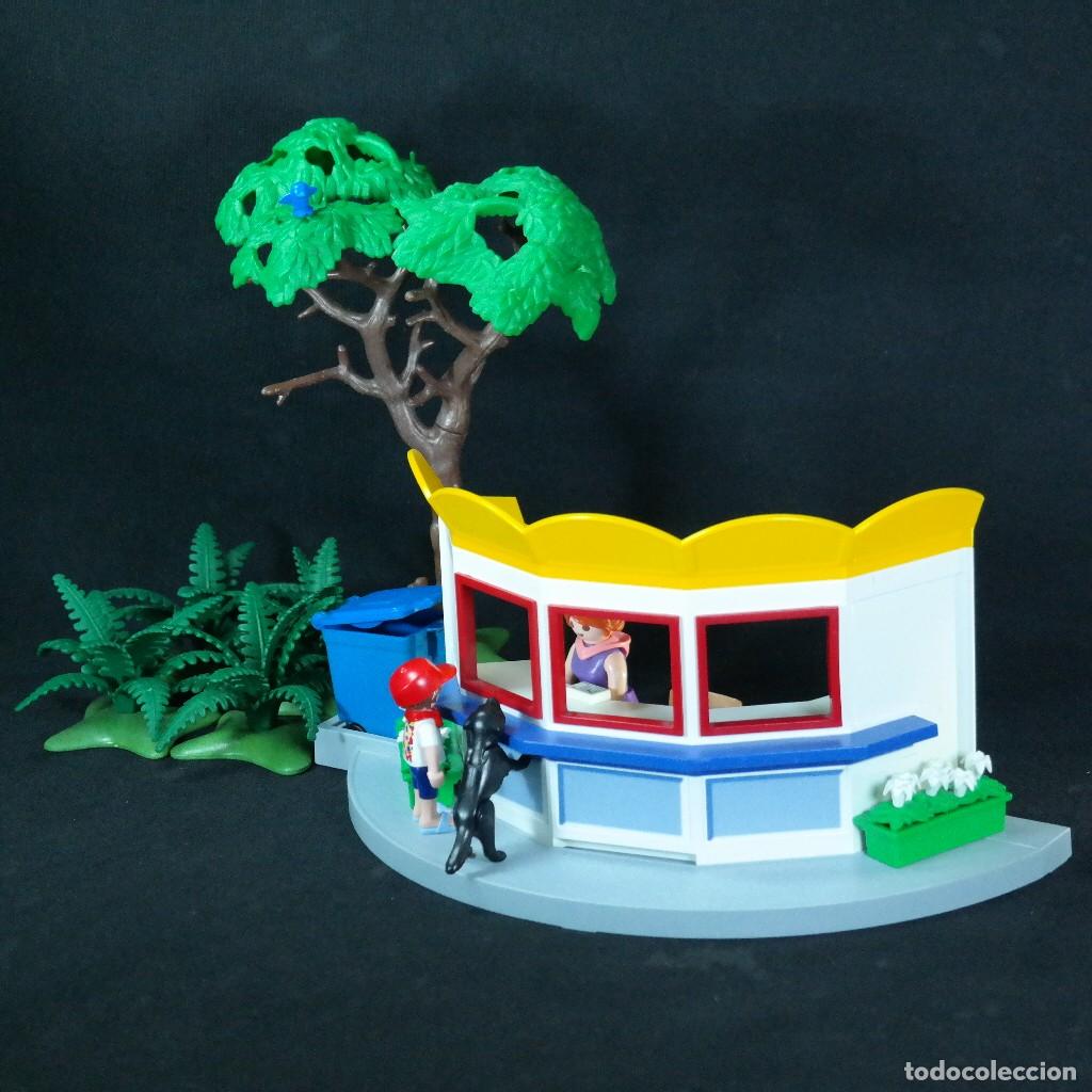 Playmobil: Playmobil boleteria con dos figuras y arboles ☼