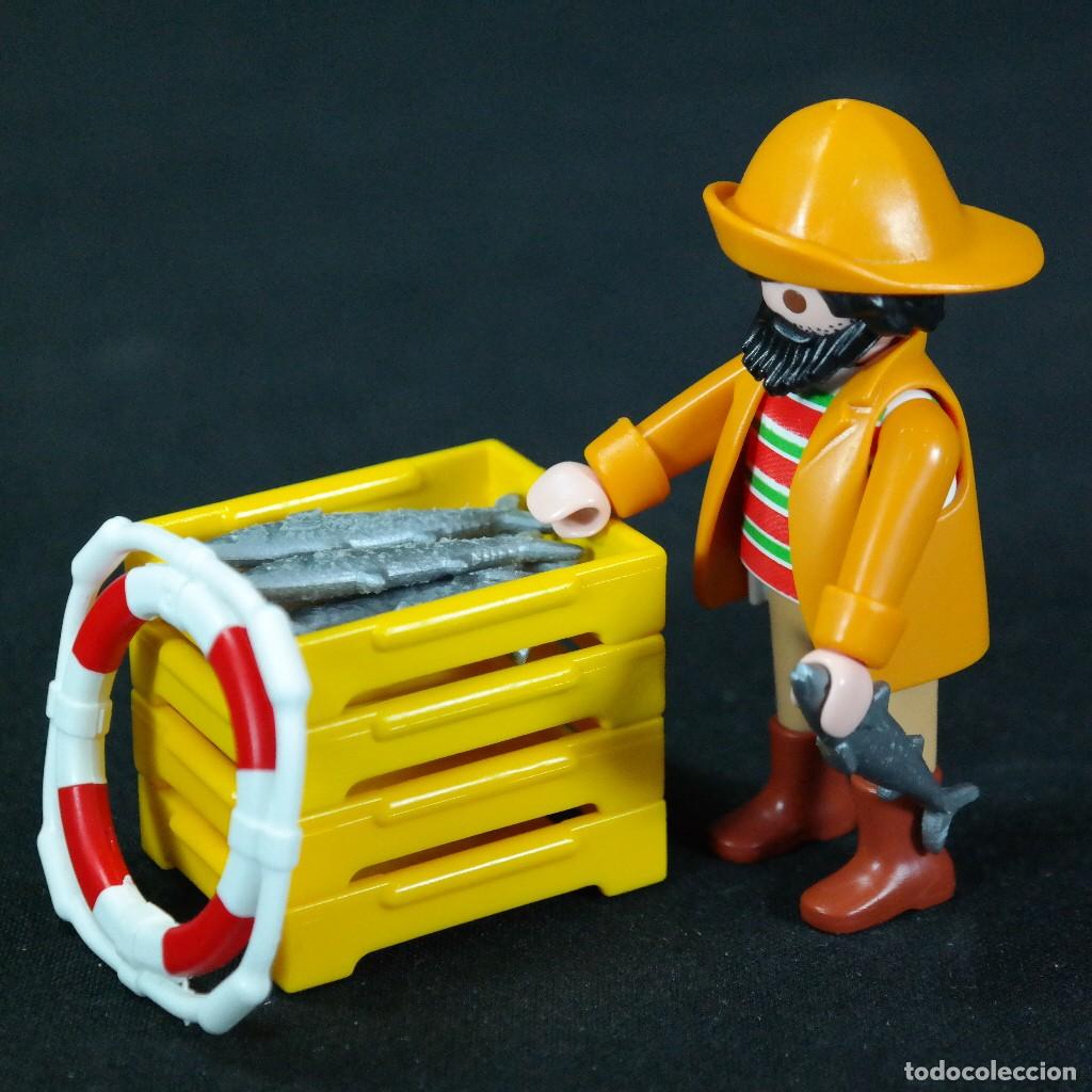 Playmobil: Playmobil pescador con cajones ☼