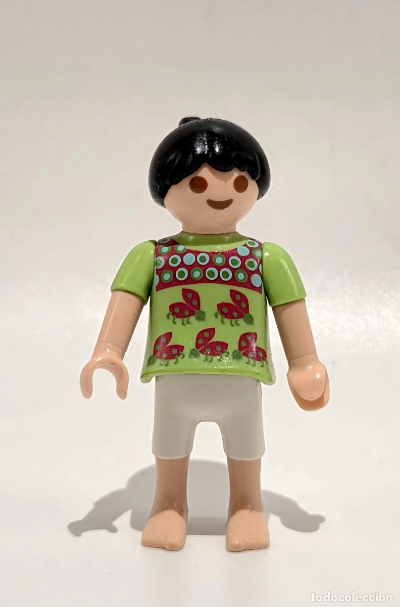 Playmobil: PLAYMOBIL NI&Ntilde;A MORENA CAMISETA CONEJITOS REF. 4764