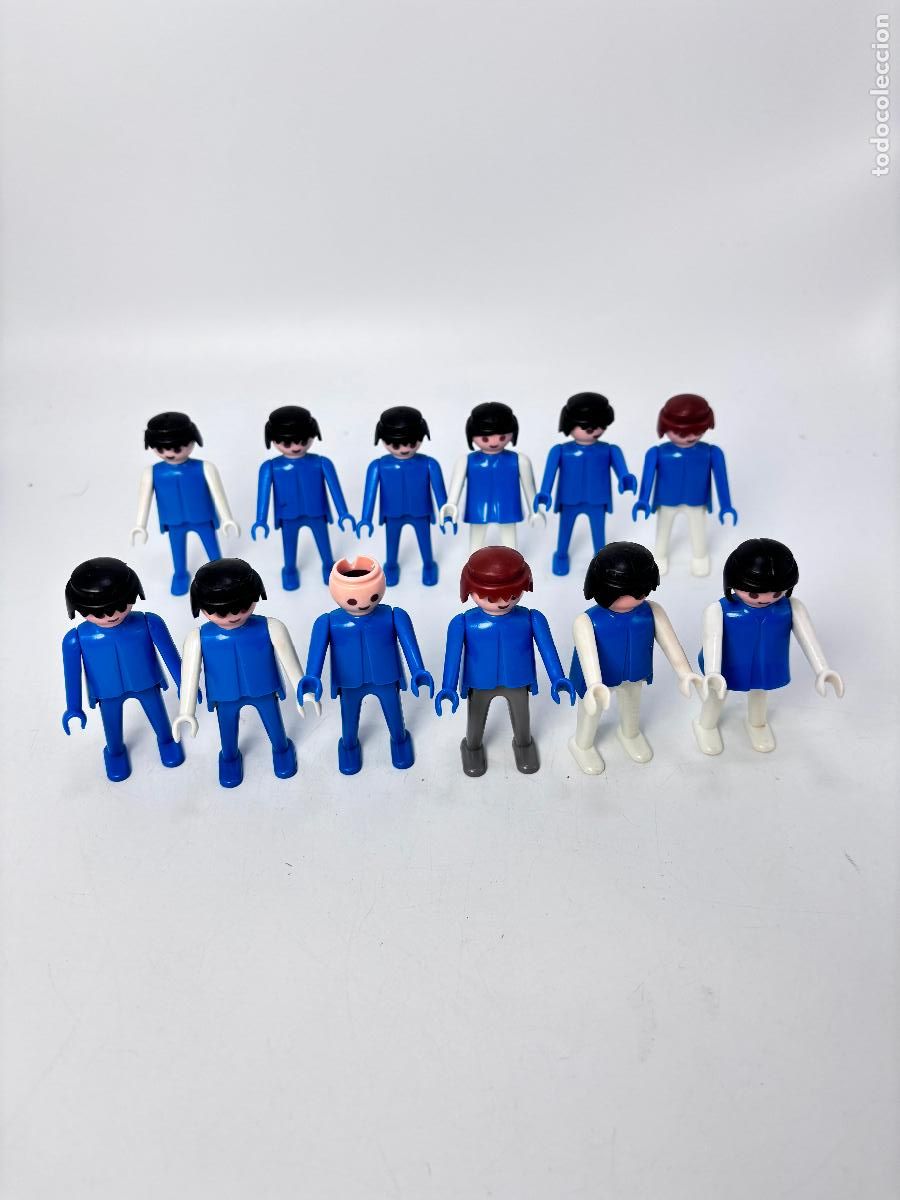Playmobil: Playmobil lote figura manos fijas azul