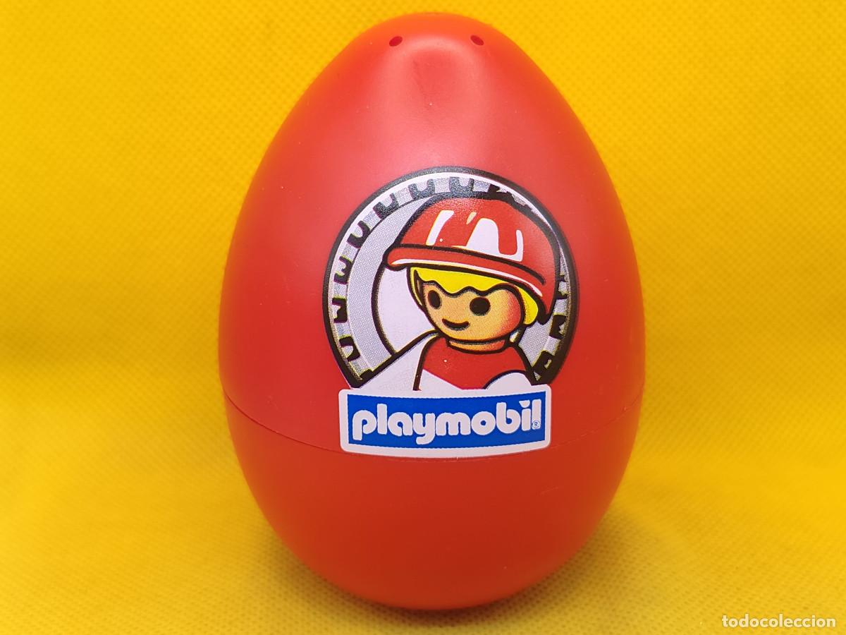 Playmobil: Playmobil Ni&ntilde;o con coche, Huevo rojo REF 4918