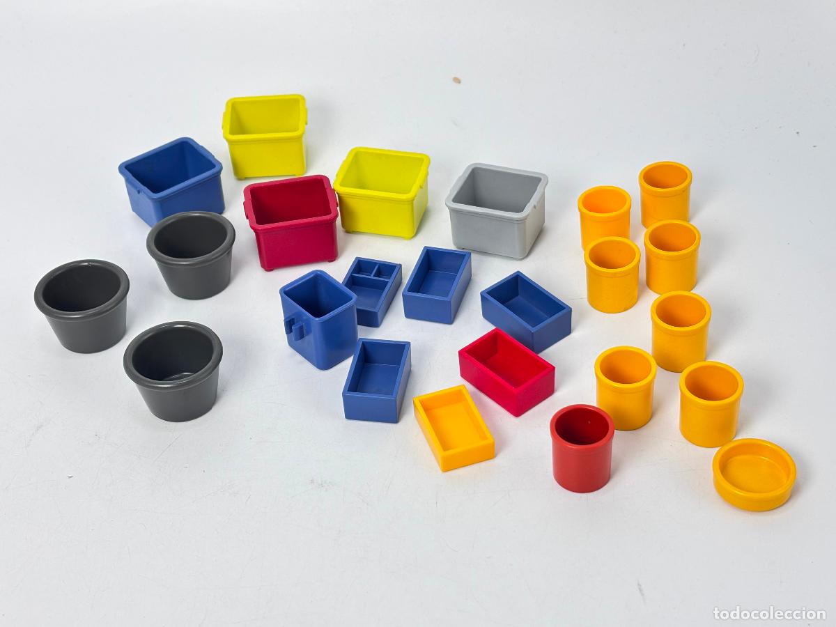 Playmobil: Playmobil lote caja cuencos varios modelos colores