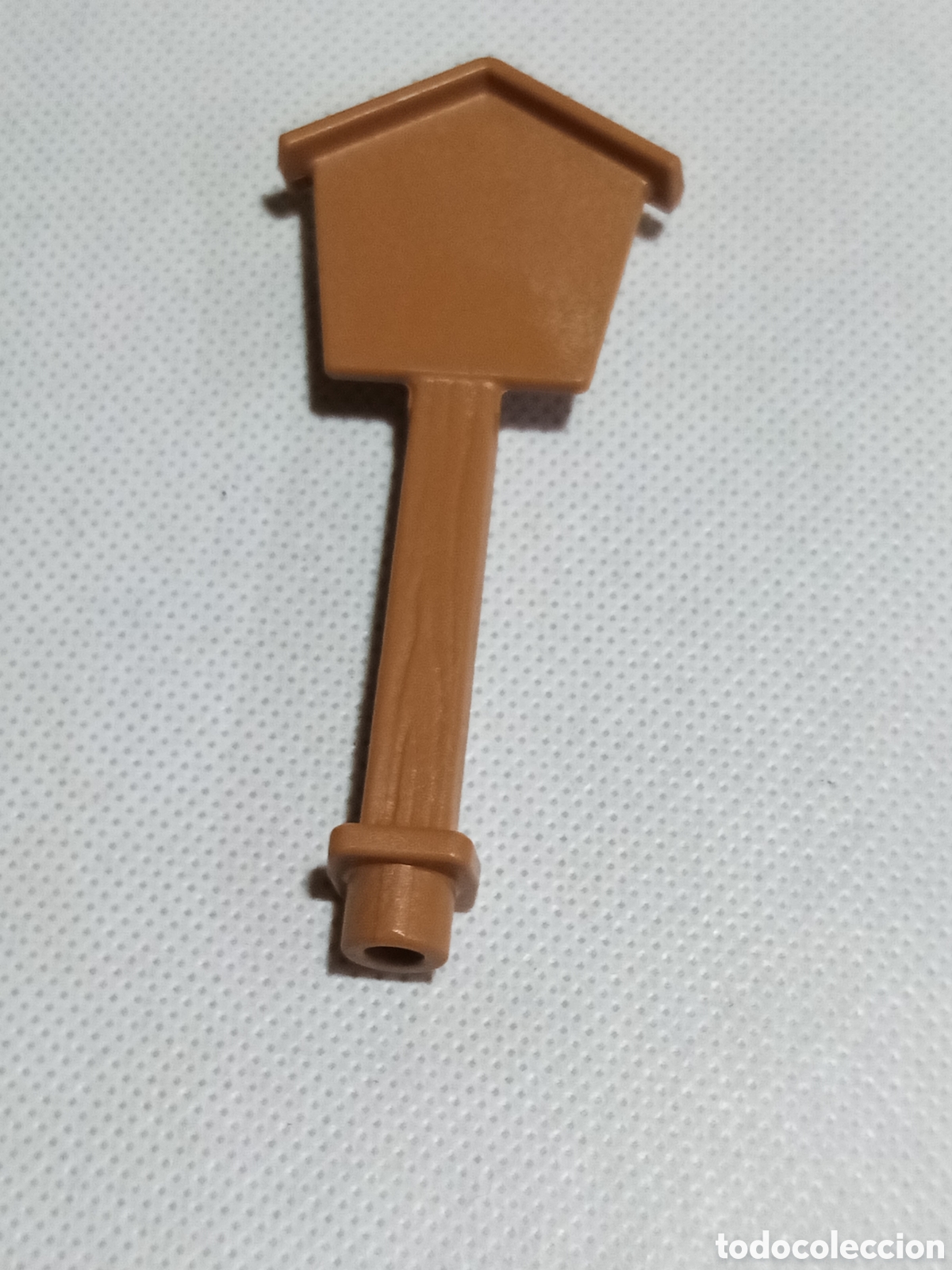 Playmobil: Playmobil se&ntilde;al cartel madera