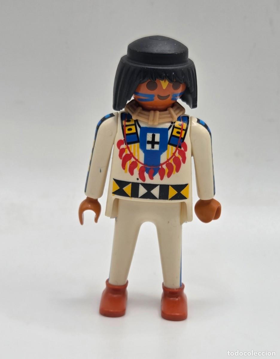 Playmobil: PLAYMOBIL CHICO JEFE NATIVO AMERICANO REF. 4589