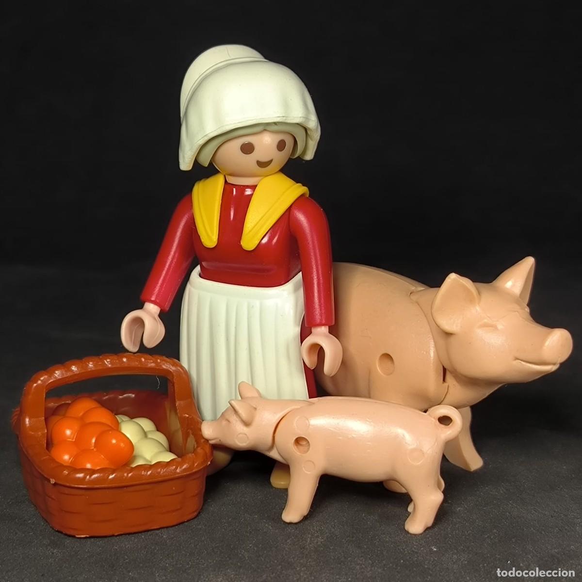Playmobil: Playmobil mujer con chanchos☼