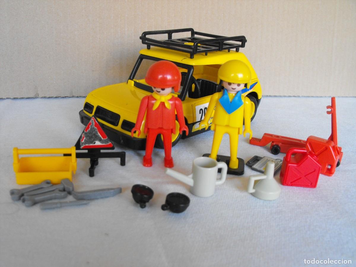 Playmobil: PLAYMOBIL. Coche de competici&oacute;n rallys. De la ref. 3524. Incompleto.