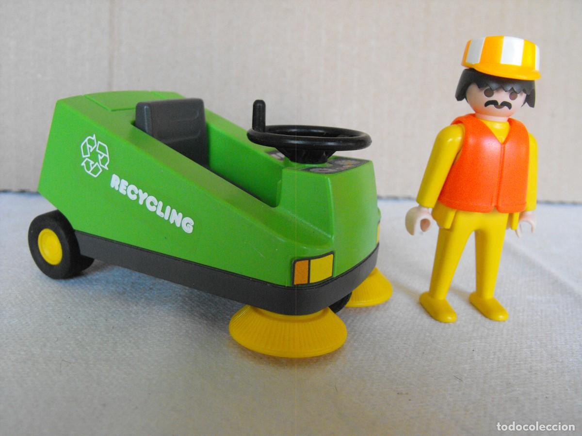 Playmobil: PLAYMOBIL. Barredora con operario. De la ref. 3790. - Foto 1