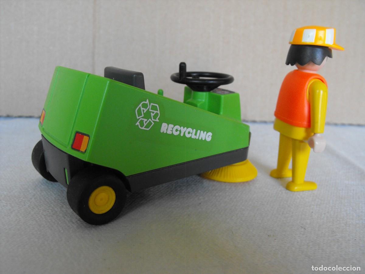Playmobil: PLAYMOBIL. Barredora con operario. De la ref. 3790. - Foto 2