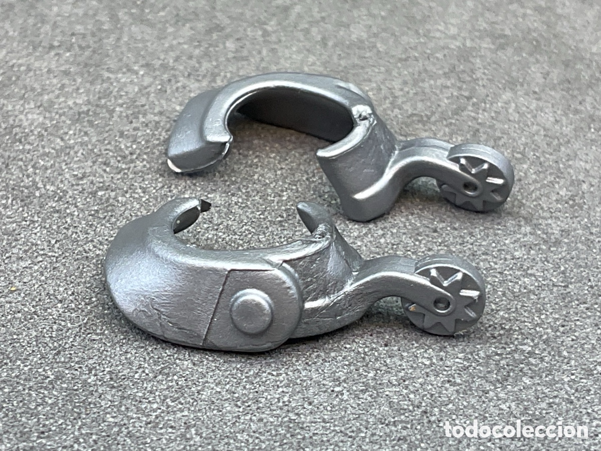 Playmobil: ACCESORIO PLAYMOBIL. ESPUELAS PLATEADAS.